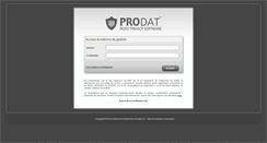 Desktop Screenshot of clientes.prodat.es